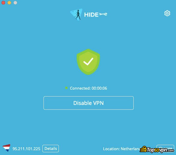 Hide me vpn отзывы: VPN подключен.