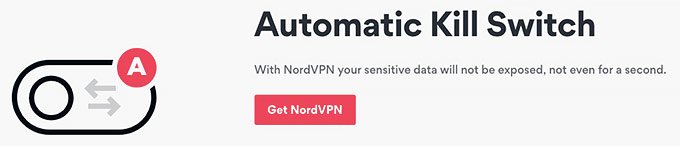 NordVPN отзывы: kill switch.