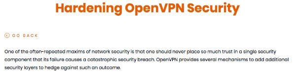 Openvpn отзывы: Описание функции безопасности OpenVPN.