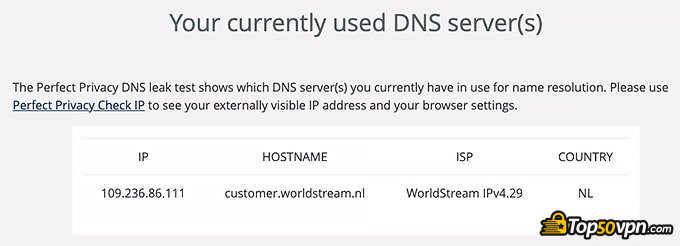 Surfshark отзывы: тест утечки DNS.